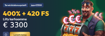 Gangsta Casino Bonus Suomi Banner